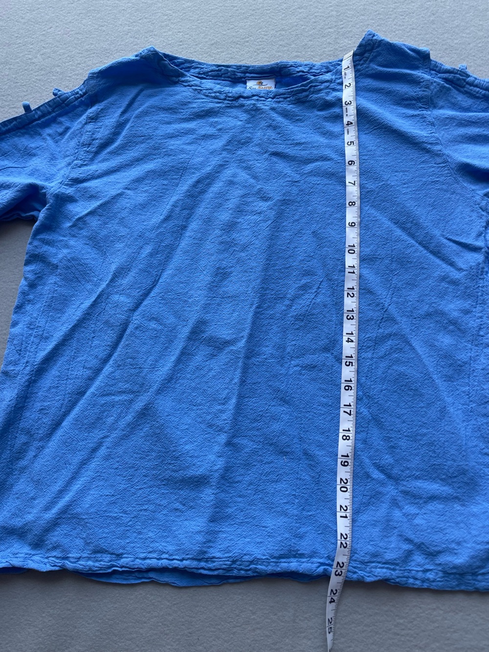 Sea Breeze of California Women L Top & M Bottom Set Made in USA Boho 100% Cotton - Picture 11 of 12